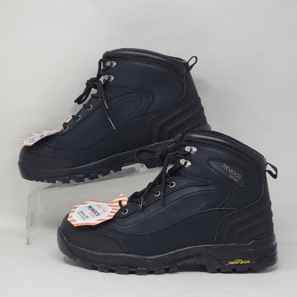 Nevados Men's Work Steel Toe Black Boots ASTM F2413-18 Size 10.5 Performance New - Picture 2 of 12